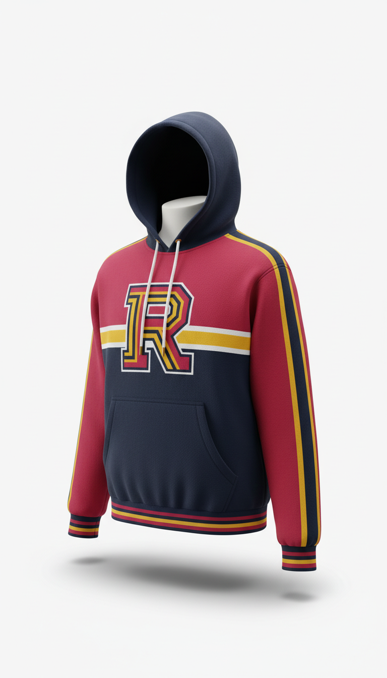 Retro Rivalry Varsity Hoodie